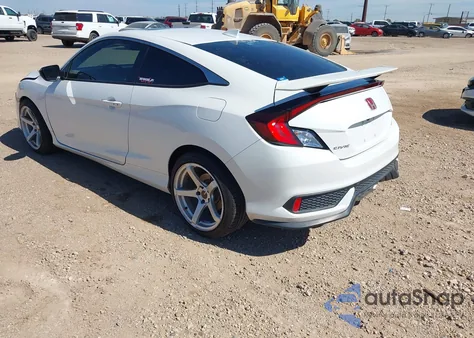 2019 Honda Civic Si из США, поврежденный, VIN 2HGFC3A52KH750206